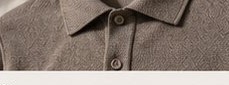 Knitted polo shirt
