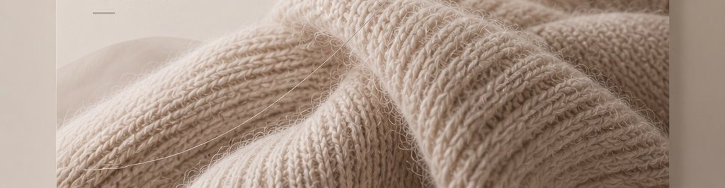 Soft draped knitwear